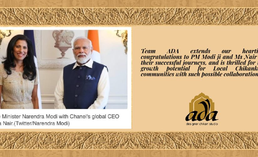 How Indian handicrafts will shape Global fashion - ADA Chikankari from Lucknow