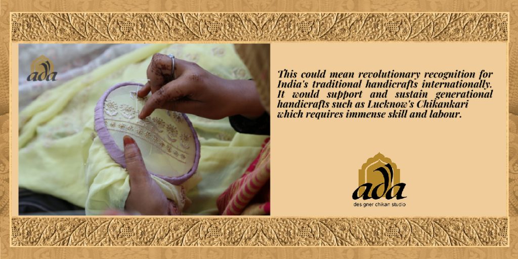 How Indian handicrafts will shape Global fashion - ADA Chikankari from Lucknow