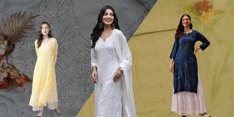 Cotton vs Georgette Chikankari