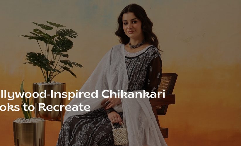 Bollywood inspired Chikankari looks
