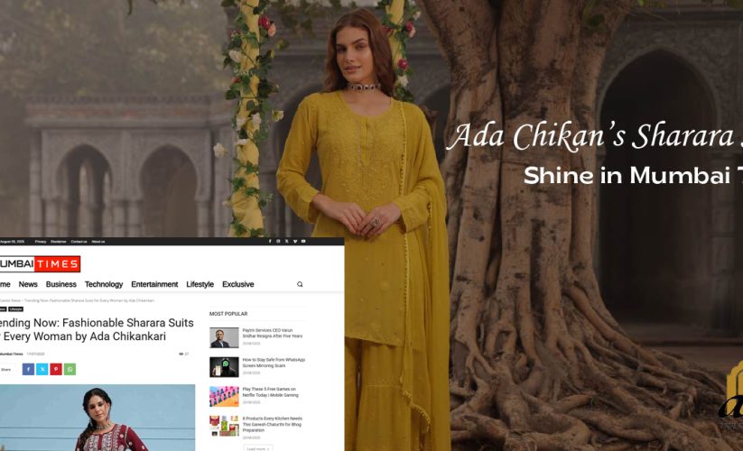 Ada Chikan’s Sharara Suits Shine in Mumbai Times