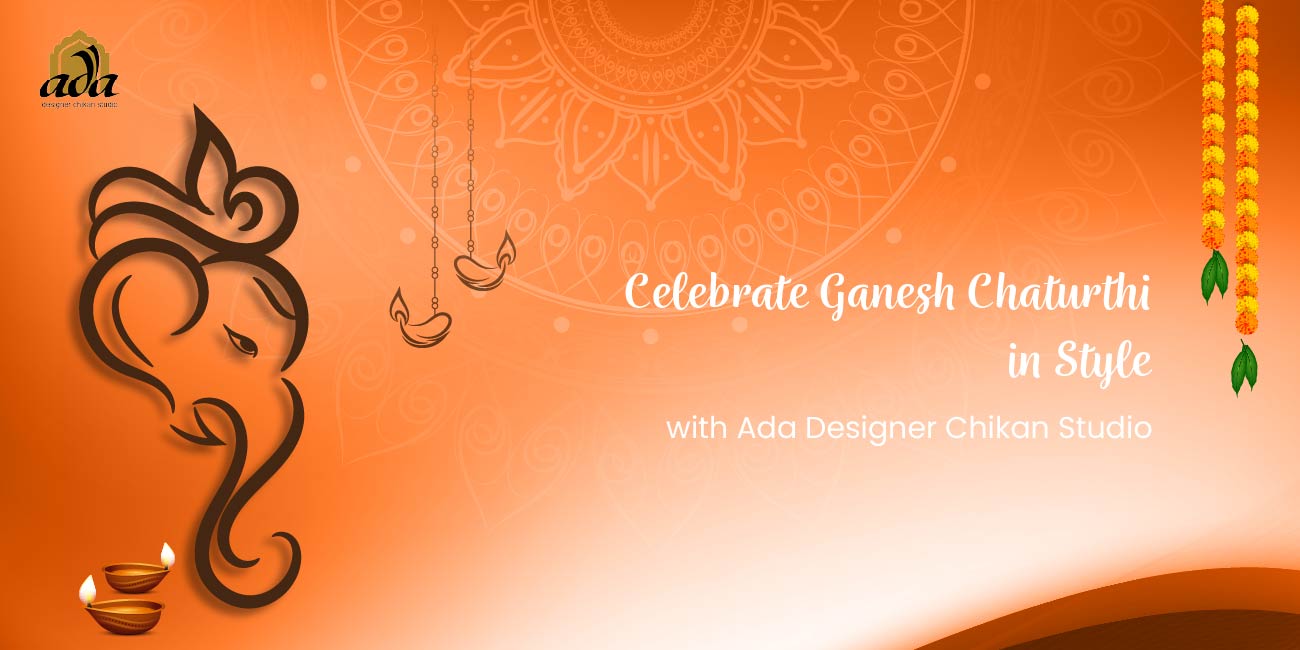 Ganesh Chaturthi in Style with Ada Designer Chikan Studio