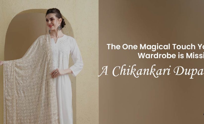 Chikankari Dupatta