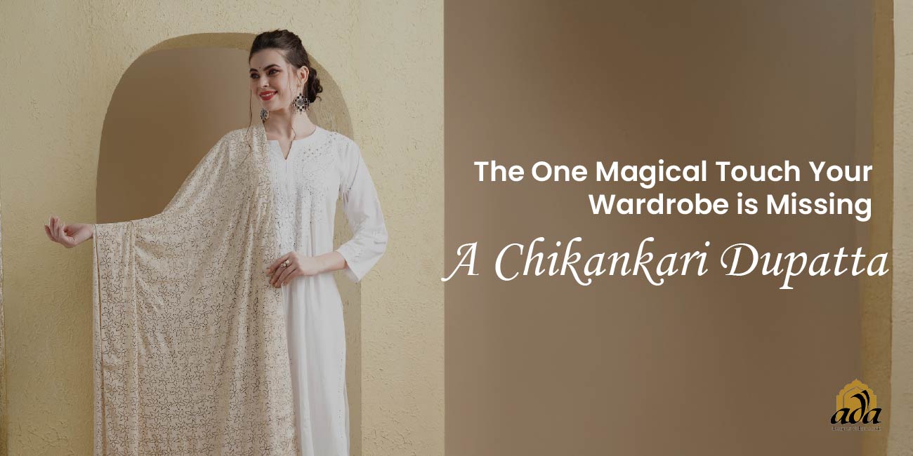 Chikankari Dupatta