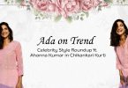 Ahanna Kumar’s Visit to Ada Chikan Lucknow Store
