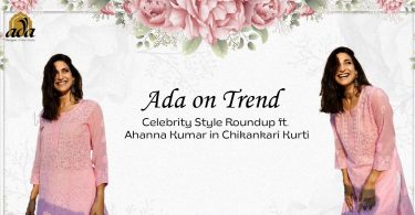 Ahanna Kumar’s Visit to Ada Chikan Lucknow Store