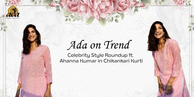 Ahanna Kumar’s Visit to Ada Chikan Lucknow Store