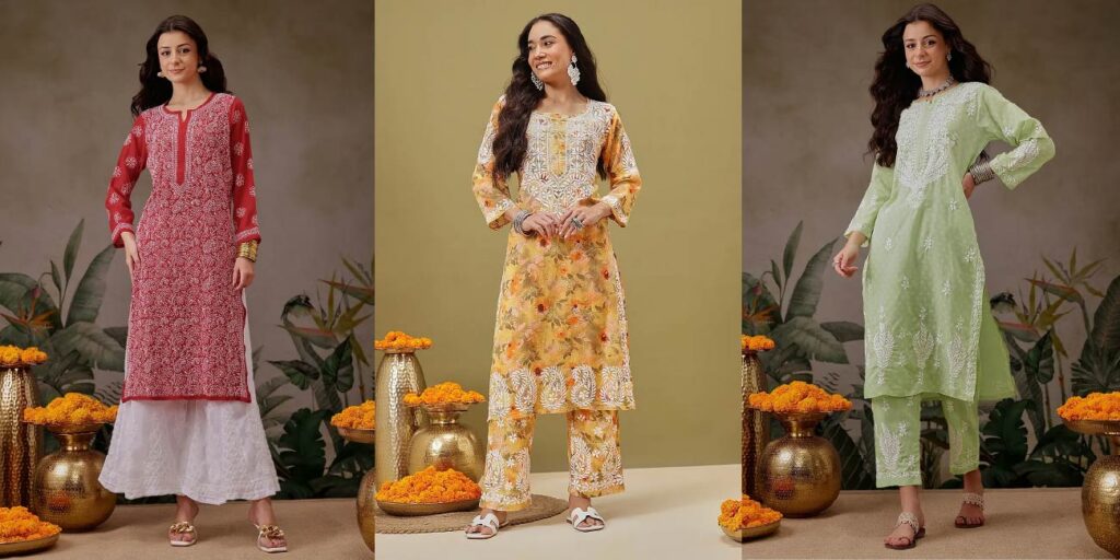 Ada Chikan Chikankari Kurta Sets