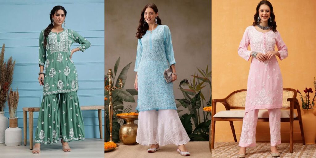 Ada Chikan Chikankari Kurta Sets