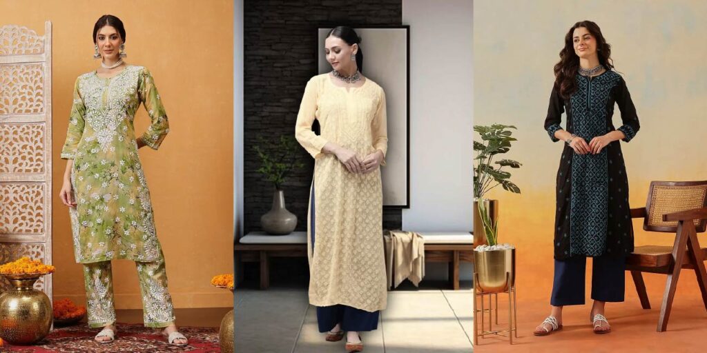 Accessorizing Chikankari