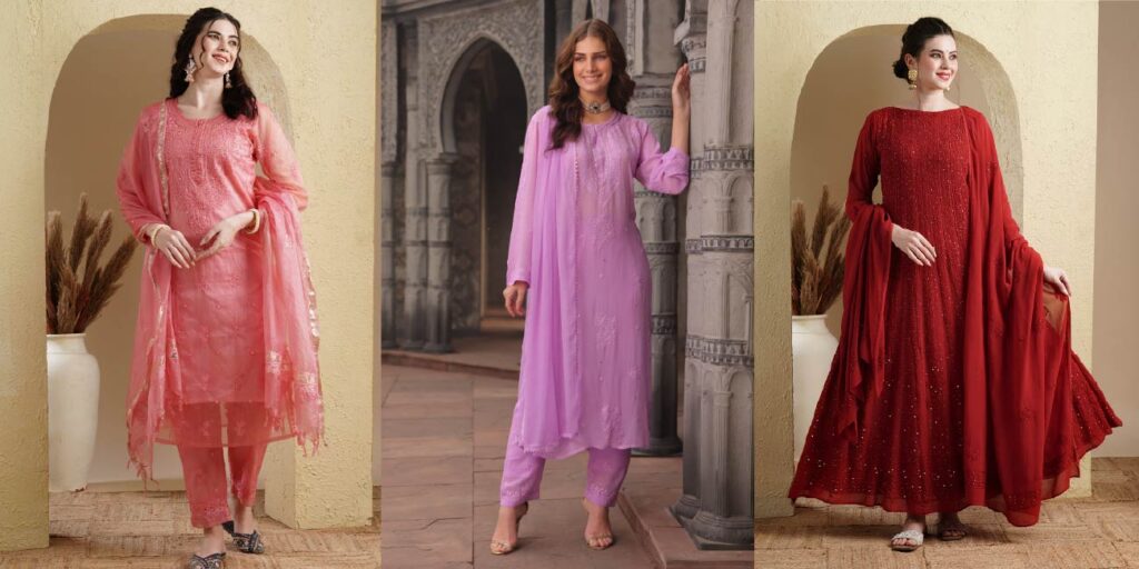 Chikankari wedding wardrobe