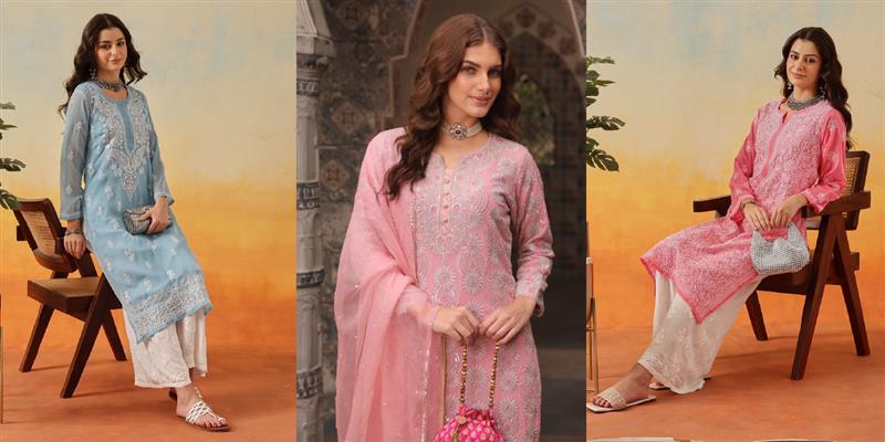 Celebrity-Inspired Chikankari Looks