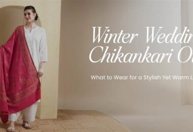 Winter Wedding Chikankari Outfits