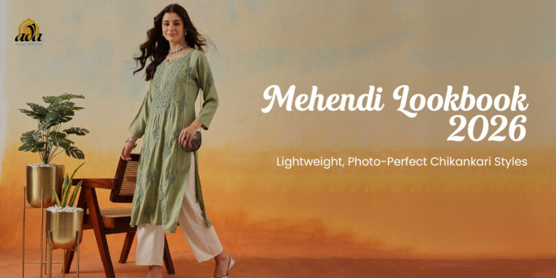 Mehendi Lookbook 2026: Lightweight, Photo-Perfect Chikankari Styles