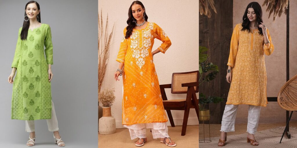 cotton and georgette kurties 