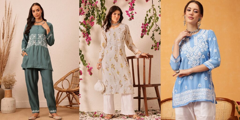 Ada Chikan Chikankari Outfits for Summer