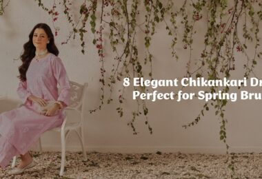 chikankari kurta for spring