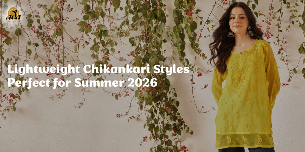 lightweight chikankari kurti summer 2026 fashion
