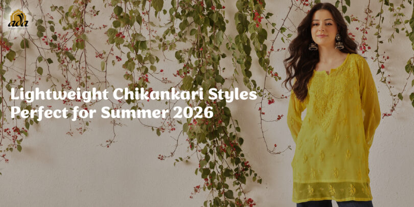 lightweight chikankari kurti summer 2026 fashion