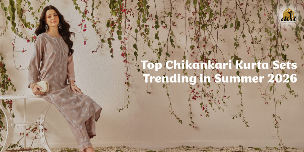 Top Chikankari Kurta Sets Trending in Summer 2026 cotton outfit