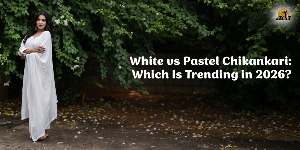 White vs Pastel Chikankari Which Is Trending in 2026 summer fashion