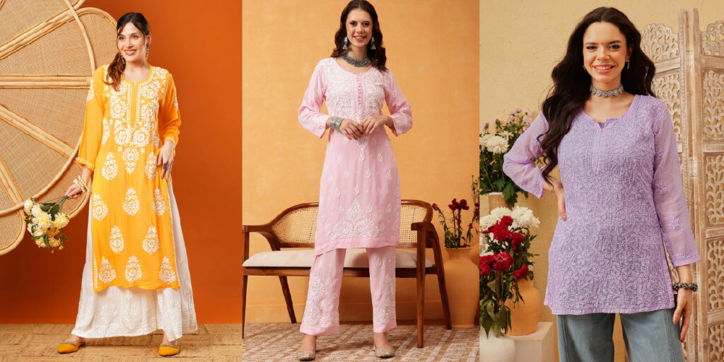 lightweight chikankari saree summer ethnic fashion